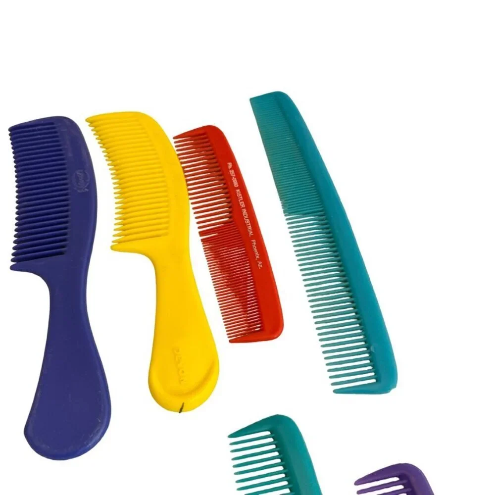Goody Conair Vintage Collectible Colorful Comb Lot Non Branded Assorted Plastic